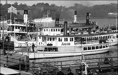 gir vid Rntmstartrappan, Stockholm ca. 1930