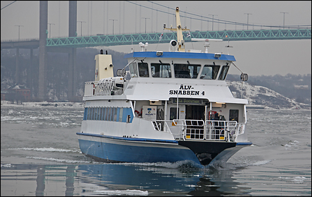 �lv-Snabben 4 vid Eriksberg, G�teborg 2010-01-26