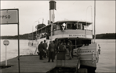 Blidsund vid Sipps, Lindalssundet 1959