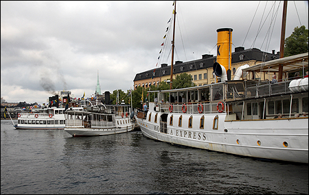 Drottningholm, Ejdern och Motala Express.
