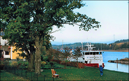 Kostervåg vid Norsholms slott efter övernattning 1995-10-11.