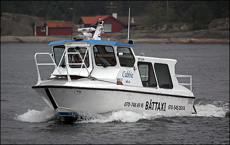 Cabbie utanför Ramsmora, Möja 2010-08-18