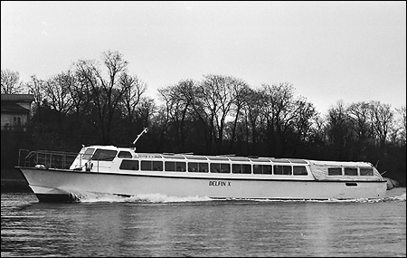 Delfin X vid L�ngholmen, Stockholm 1969-05-14