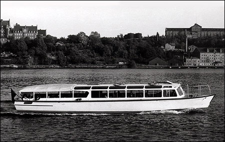 Delfin III utanför Waldemarsudde, Stockholm 1964-06-16