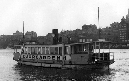 Djurg�rden 1 vid Slussen, Stockholm 1953-12