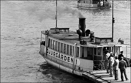 Djurg�rden 1 vid Slussen, Stockholm 1951