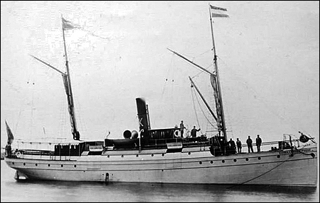 Elias Sehlstedt vid leveransen 1882-05