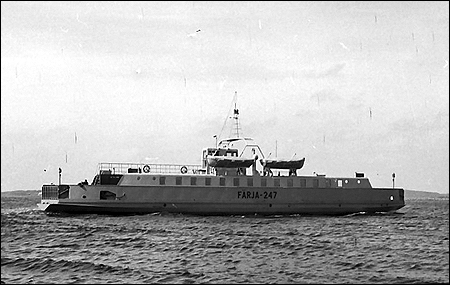 F�rja 61/247 utanf�r Varberg 1960-05