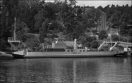F�rja 61/295 vid Oskars Fredriksborg, Rind� 1978-08-04