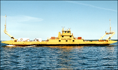 Kajsa-Stina p� F�r�sundsleden, Gotland 1995-07