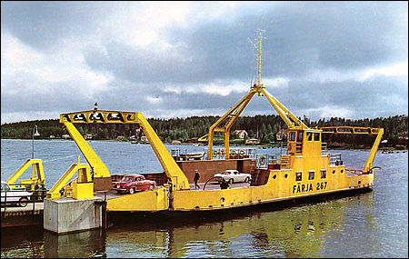 F�rja 62/267 p� Pitsundsleden, Pite� 1966