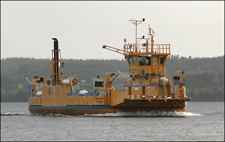Skidblander vid Norderön, Storsjön 2011-08-04