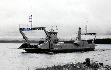 Färja 62/300 i Storsjön, Östersund 1987-08-04
