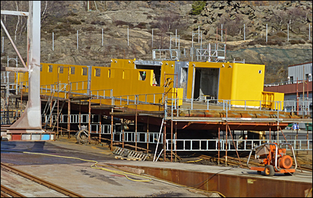 Dagny vid Fridhems Varv, Lysekil 2015-03-13