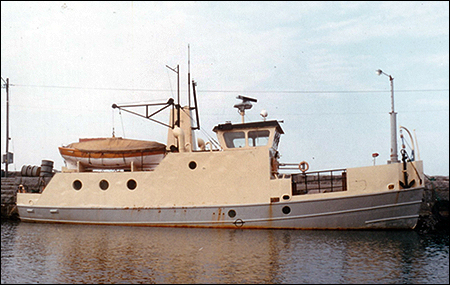 F�rja 63/70 i Byviken, Holm�n 1980-08-05