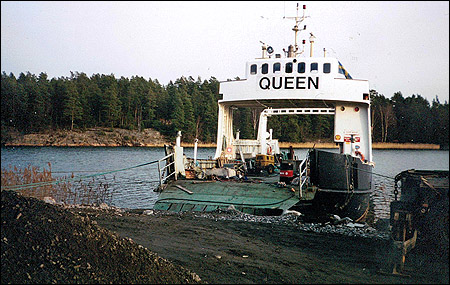 Queen under ombyggnad i S�byviken 1999-11