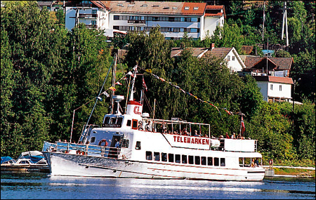 Telemarken vid Norsjø Hotell, Telemarkskanalen. Norge