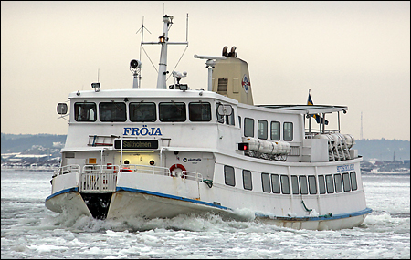 Fröja utanför Asperö östra, Asperö 2010-01-26