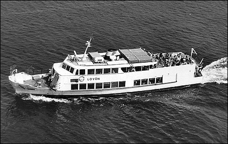 Lov�n p� Riddarfj�rden, Stockholm 1976-06-27