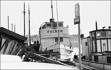 Falken vid Norr M�larstrand, Stockholm 1964
