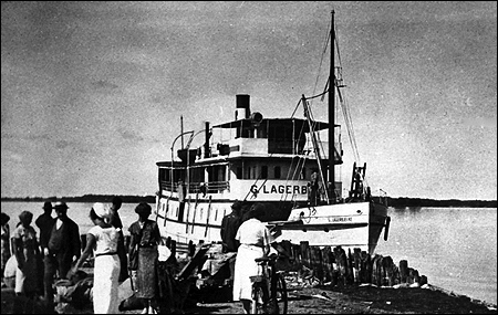 Gustaf Lagerbjelke vid Vinn ca 1920