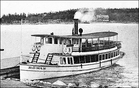B�nan vid �ngb�tsbryggan, B�nan, G�vle ca. 1910