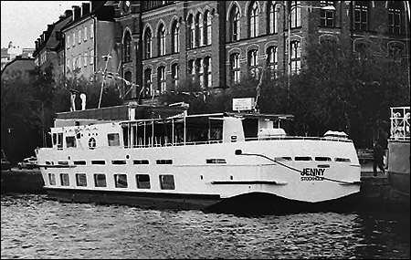 Jenny vid S�der M�larstrand, Stockholm 1995-10-07