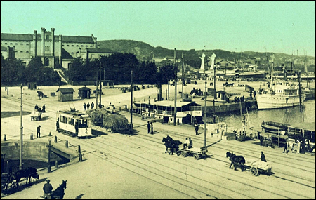 Freja vid Lilla Bommen, Gteborg 1905