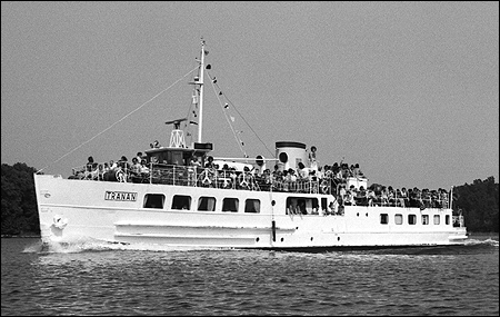 Tranan utanf�r Bernhardsro brygga, Lindalssundet 1980