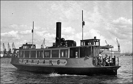 Färjan 6 på Göta Älv, Göteborg 1955-05-08