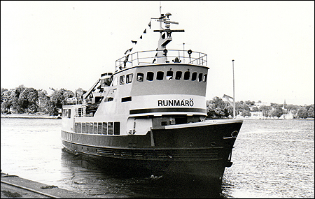 Runmar� vid Skeppsbron, Stockholm 1989-09-06