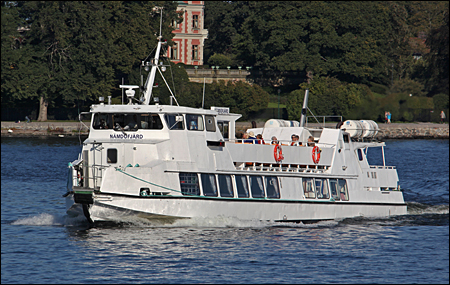 Nämdöfjärd utmed Djurgården, Stockholm 2014-09-14