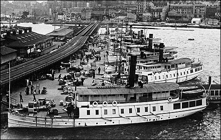 Nya Svartsjlandet vid Munkbrohamnen, Stockholm 1923