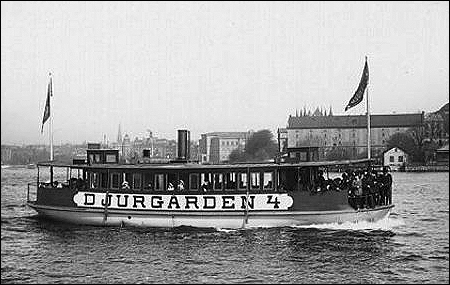 Djurgrden 4 p Strmmen, Stockholm ca. 1905