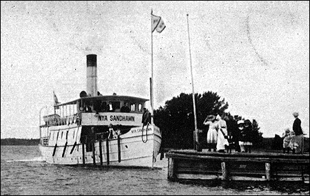 Nya Sandhamn vid Lngviks brygga, Runmar ca 1910