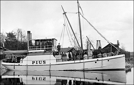 Pius vid Riddarholmen, Stockholm ca. 1900