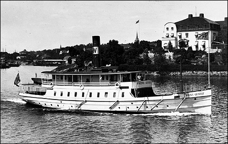 Prins Gustaf vid Valdemarsudde, Stockholm 1913