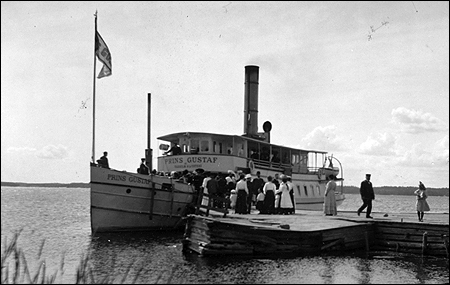 Prins Gustaf vid Ed� 1908