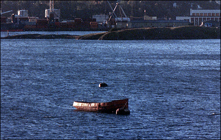 Sjservice upplagd utanfr Hovedya, Oslo 1992