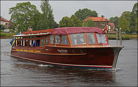 Stina Stursk vid G�tgatsbron, Karlstad 2015-07-29