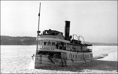 Norrsk�r utanf�r Kummeln�s, Nacka 1953-02