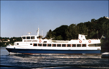 Silverfjord i Essingesundet, Stockholm 1990-08-12