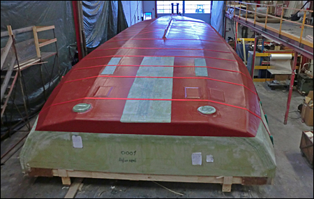 Sj�v�gen i Faaborg V�rfts varvshall 2014-04-08