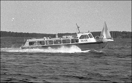 Skade utanför Stavsnäs, Värmdö 1969-07-27