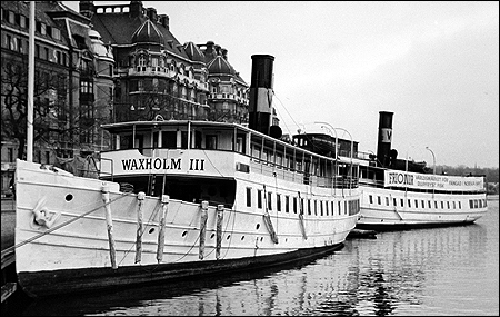 Waxholm III vid Strandvgskajen, Stockholm 1962