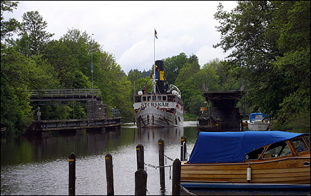 Storskr vid Flottsundsbron i Fyrisn, Uppsala 2005-06-11