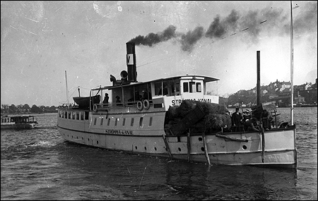 Str�mma Kanal vid R�ntm�startrappan, Stockholm 1911