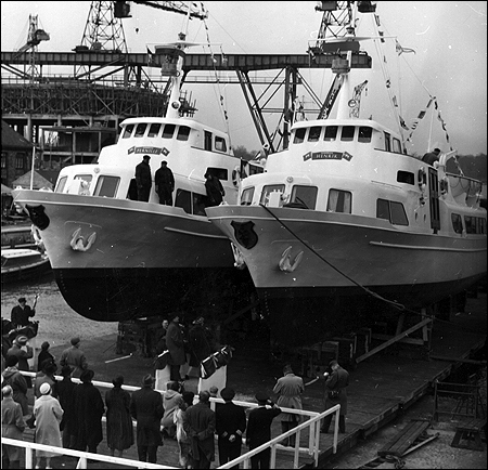 Sundbuss Pernille och Sundbuss Henrik vid dopet 1958-03-27