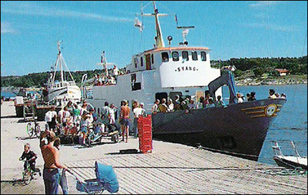 Svan� vid V�stra bryggan, Nordkoster