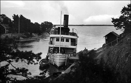 Kanholmen vid Lngviksns brygga, Mja